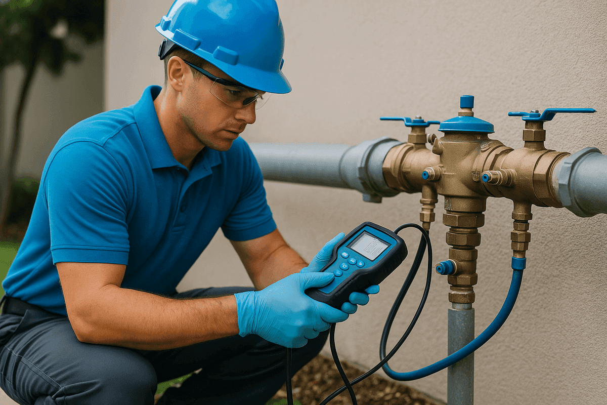 Backflow Prevention service by Right Way Plumbing