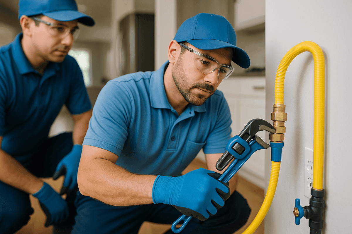Gas Line Installation service by Right Way Plumbing