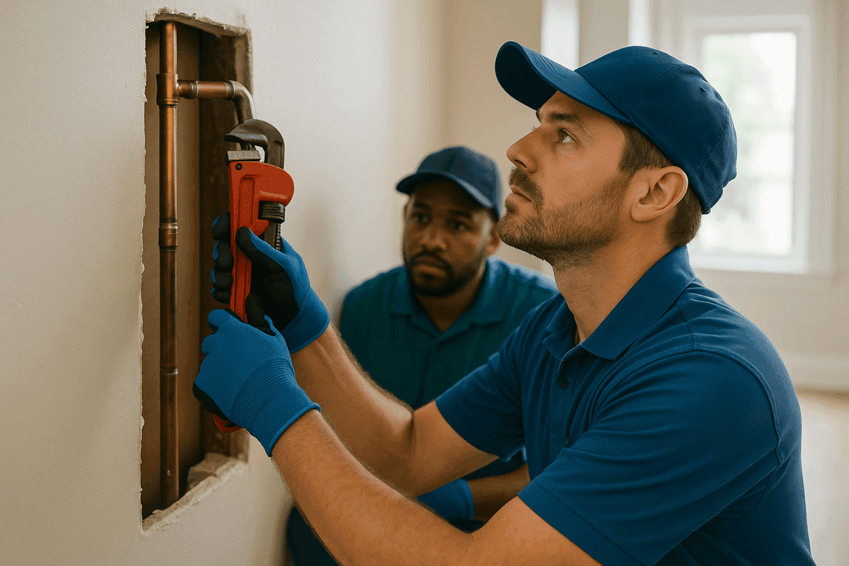 Pipe Repair service by Right Way Plumbing
