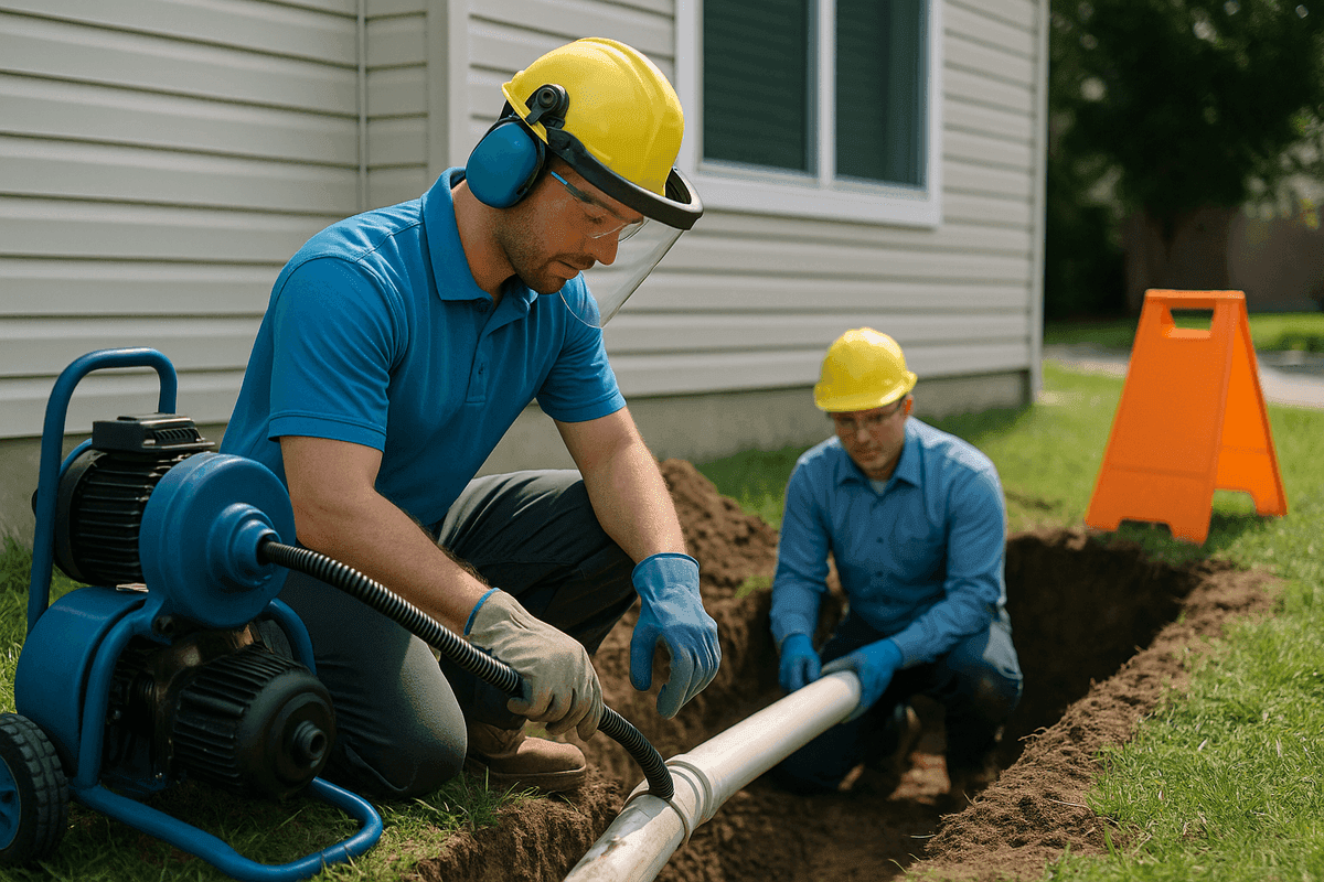 Sewer Line Repair service by Right Way Plumbing